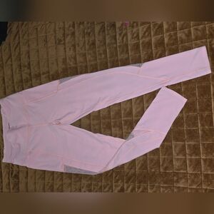 Victoria’s Secret Sport Pink Mesh Panel Leggings Size Small